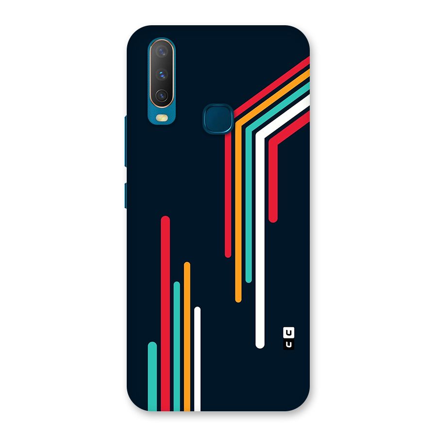 Retro Lines Minimal Stripes Back Case for Vivo Y11