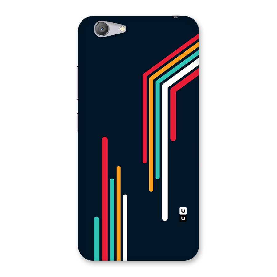 Retro Lines Minimal Stripes Back Case for Vivo Y53