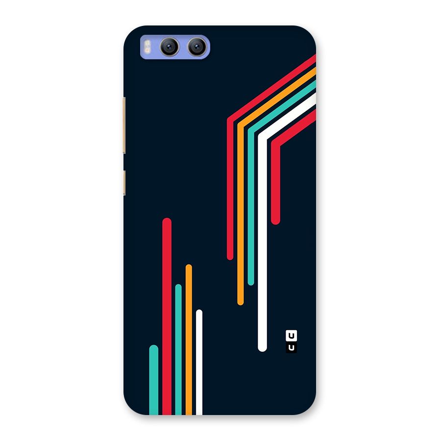 Retro Lines Minimal Stripes Back Case for Xiaomi Mi 6