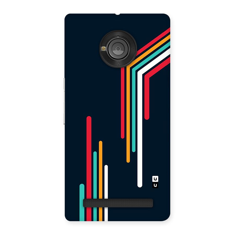 Retro Lines Minimal Stripes Back Case for Yuphoria