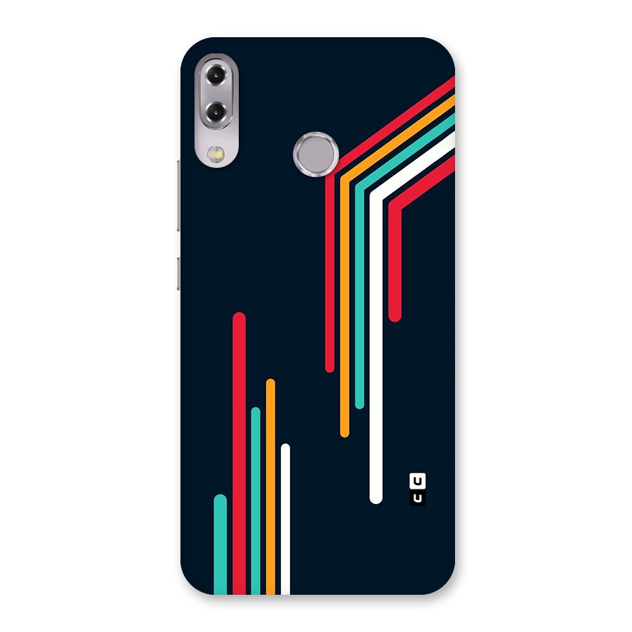 Retro Lines Minimal Stripes Back Case for Zenfone 5Z