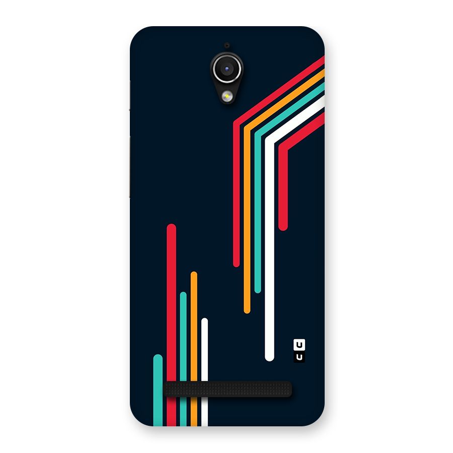 Retro Lines Minimal Stripes Back Case for Zenfone Go