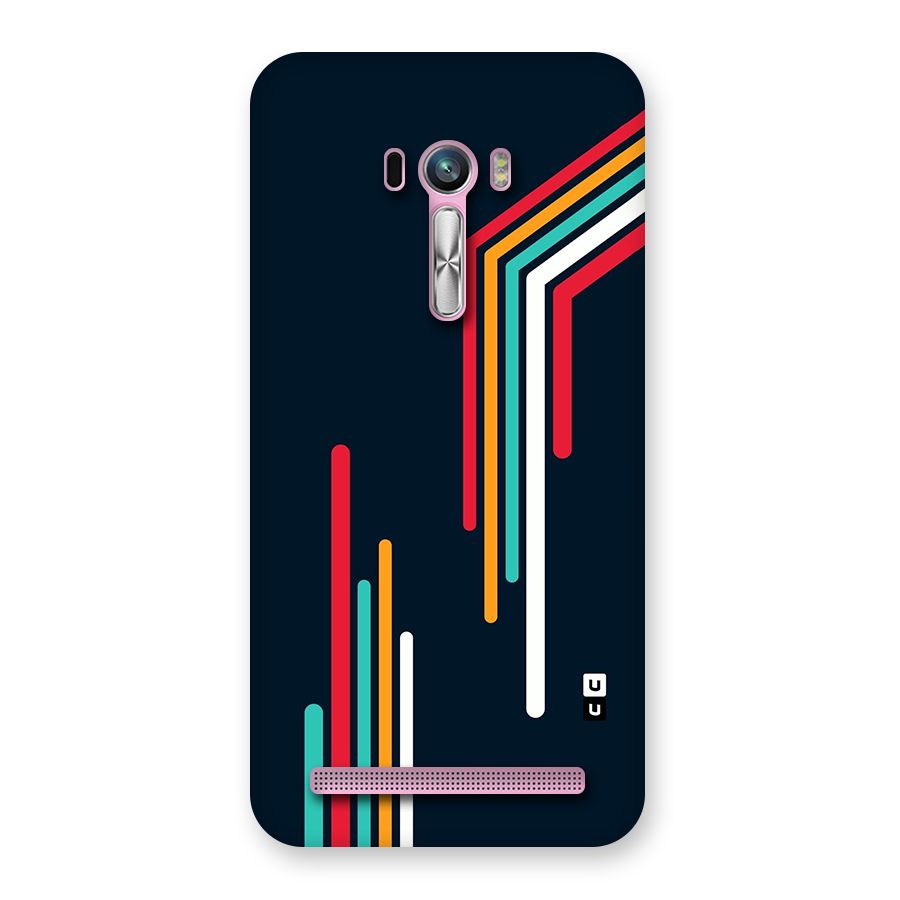 Retro Lines Minimal Stripes Back Case for Zenfone Selfie