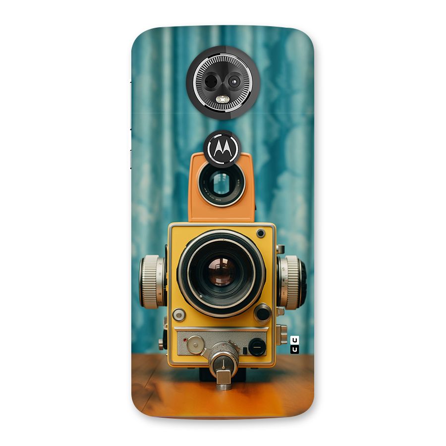 Retro Projector Back Case for Moto E5 Plus
