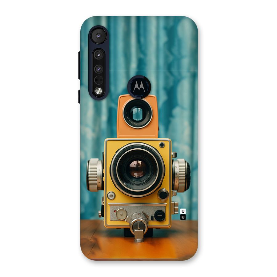 Retro Projector Back Case for Motorola One Macro