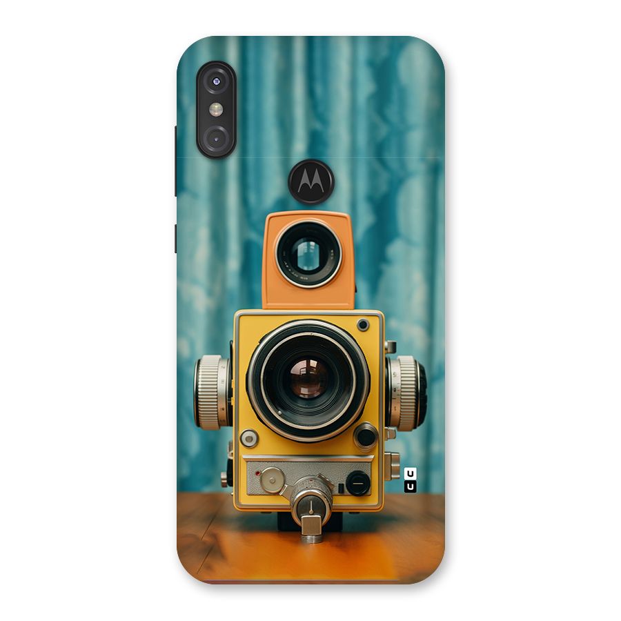 Retro Projector Back Case for Motorola One Power