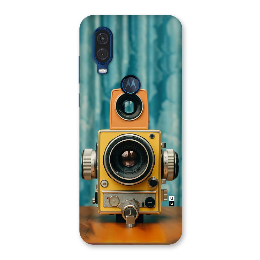 Retro Projector Back Case for Motorola One Vision