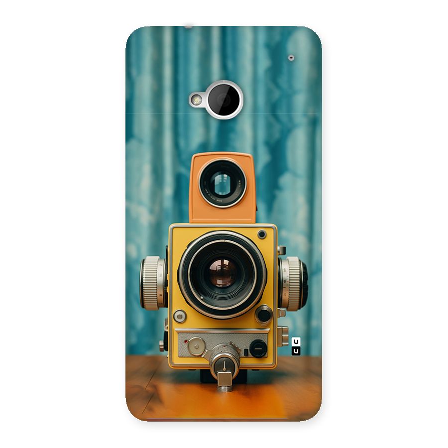 Retro Projector Back Case for One M7 (Single Sim)