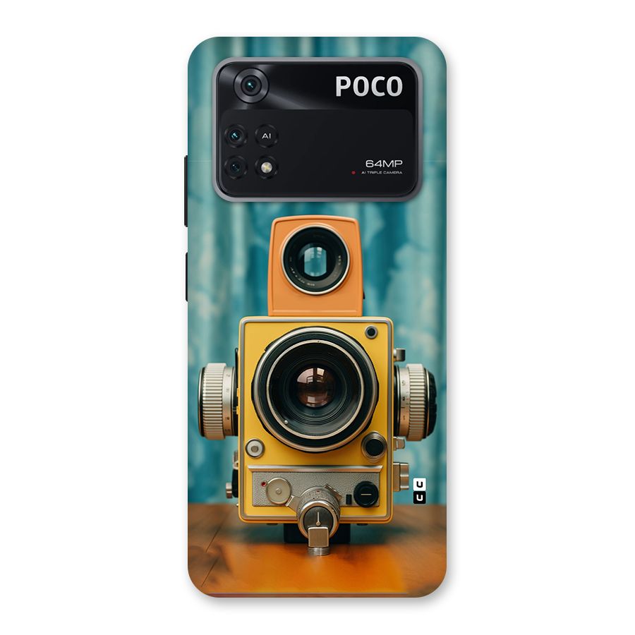 Retro Projector Back Case for Poco M4 Pro 4G