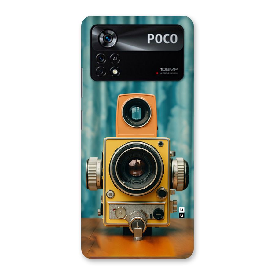 Retro Projector Back Case for Poco X4 Pro 5G