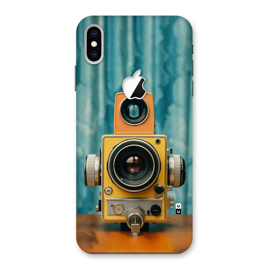 Retro Projector Back Case for iPhone XS Max Apple Cut
