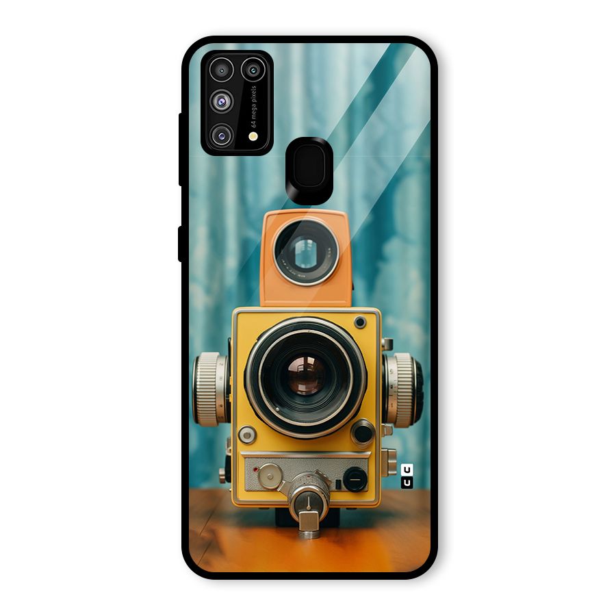 Retro Projector Glass Back Case for Galaxy F41