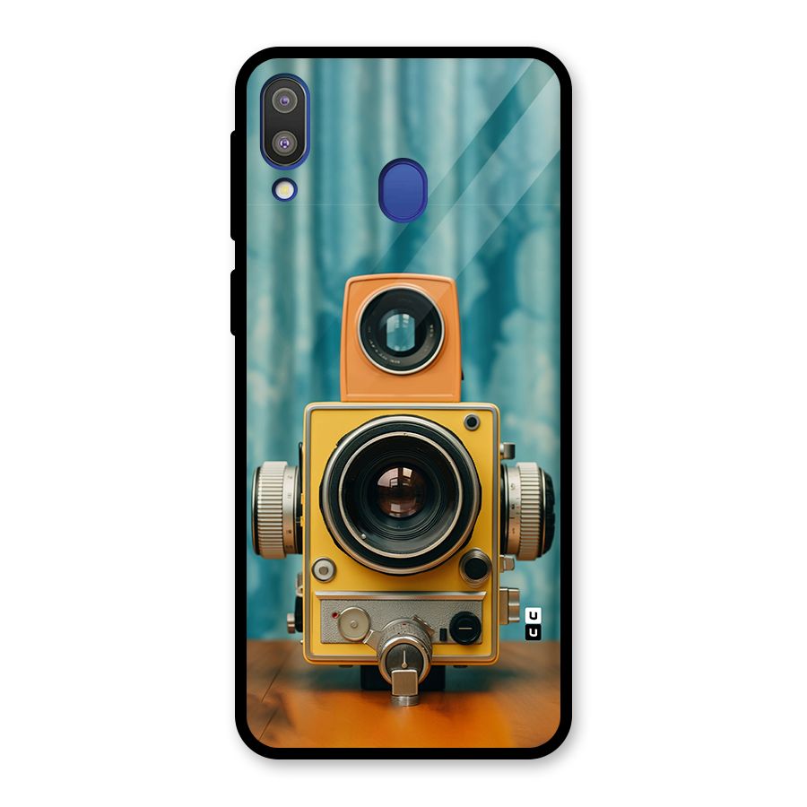 Retro Projector Glass Back Case for Galaxy M20