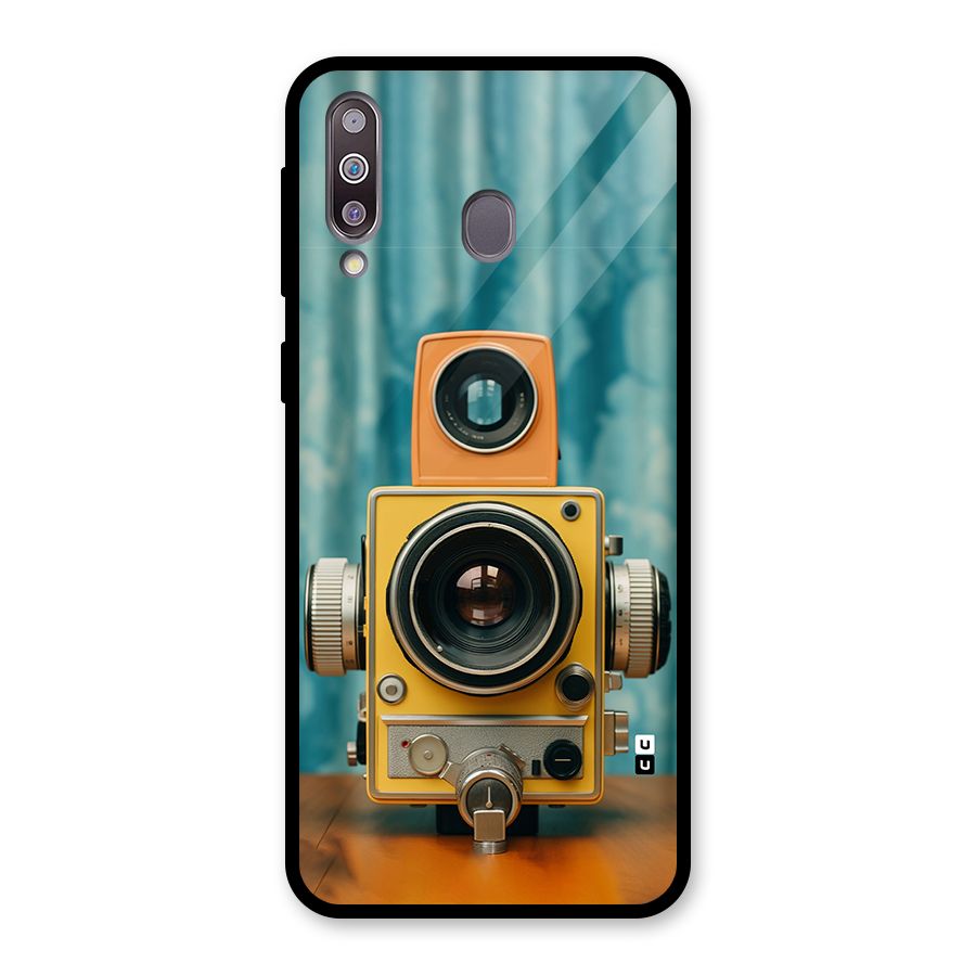 Retro Projector Glass Back Case for Galaxy M30