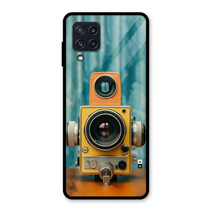 Retro Projector Glass Back Case for Galaxy M32