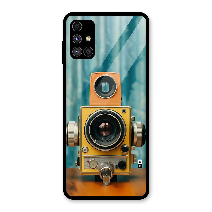 Retro Projector Glass Back Case for Galaxy M51