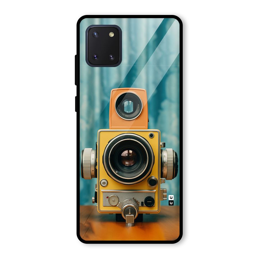 Retro Projector Glass Back Case for Galaxy Note 10 Lite