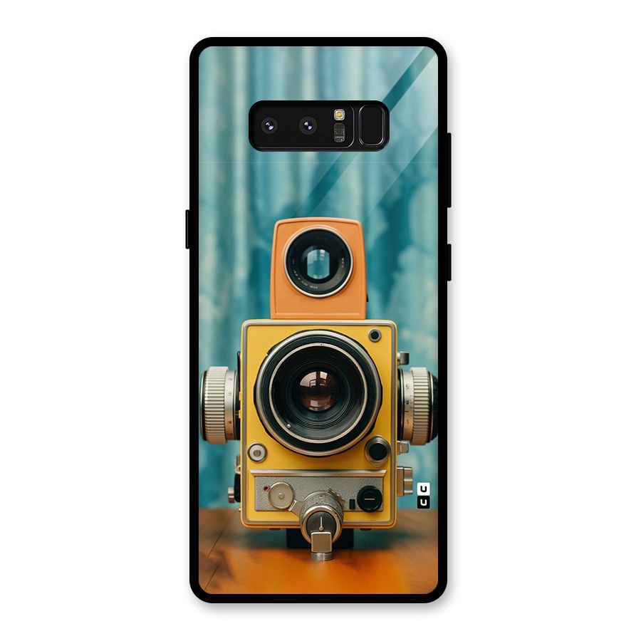 Retro Projector Glass Back Case for Galaxy Note 8