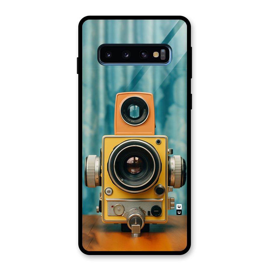 Retro Projector Glass Back Case for Galaxy S10