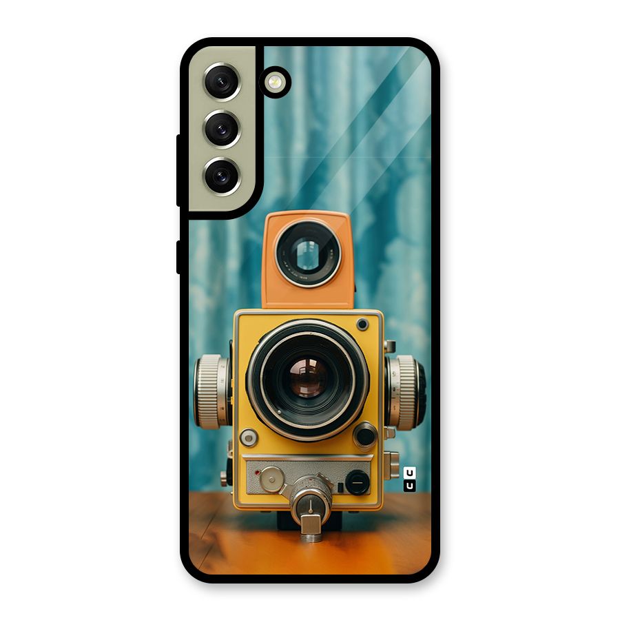 Retro Projector Glass Back Case for Galaxy S21 FE 5G