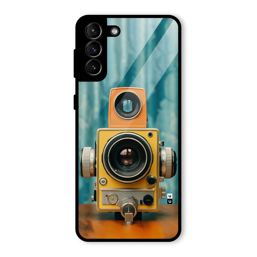 Retro Projector Glass Back Case for Galaxy S21 Plus
