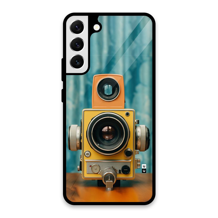 Retro Projector Glass Back Case for Galaxy S22 Plus 5G