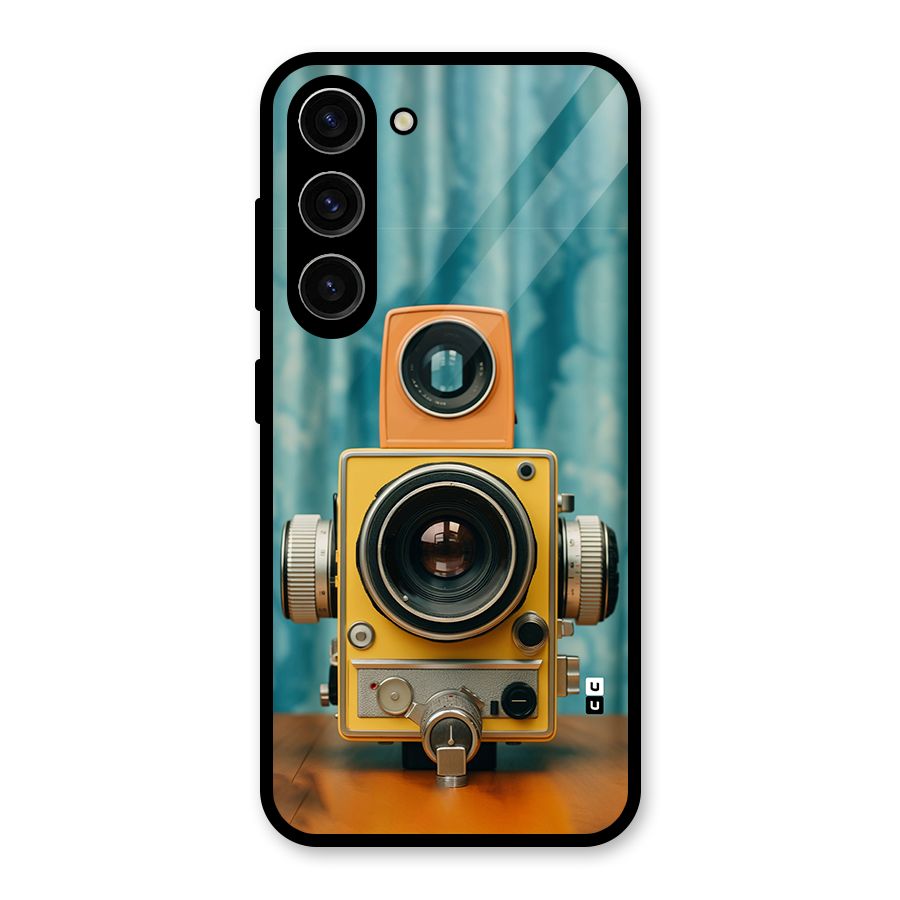 Retro Projector Glass Back Case for Galaxy S23