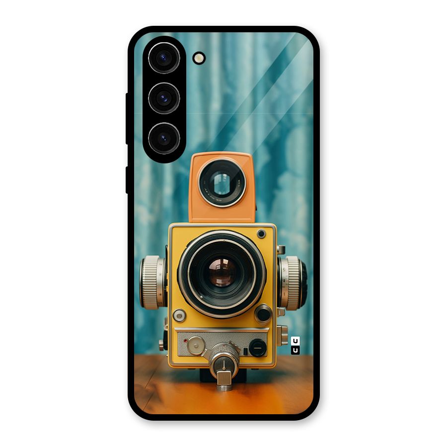 Retro Projector Glass Back Case for Galaxy S23 Plus