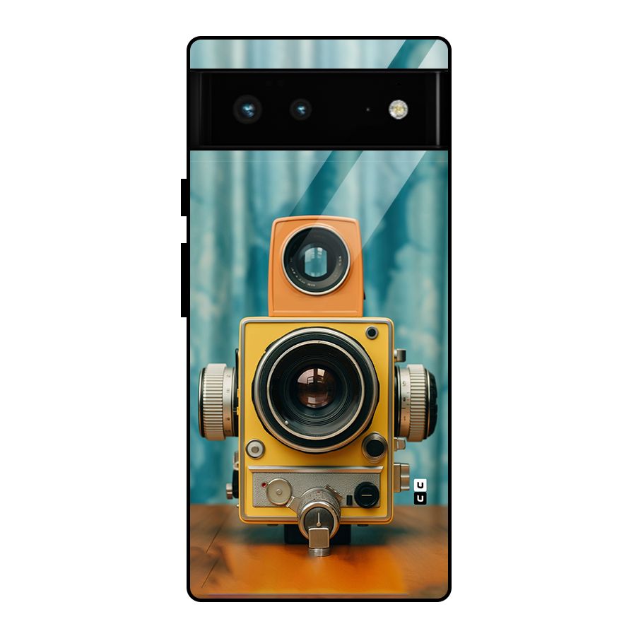 Retro Projector Glass Back Case for Google Pixel 6
