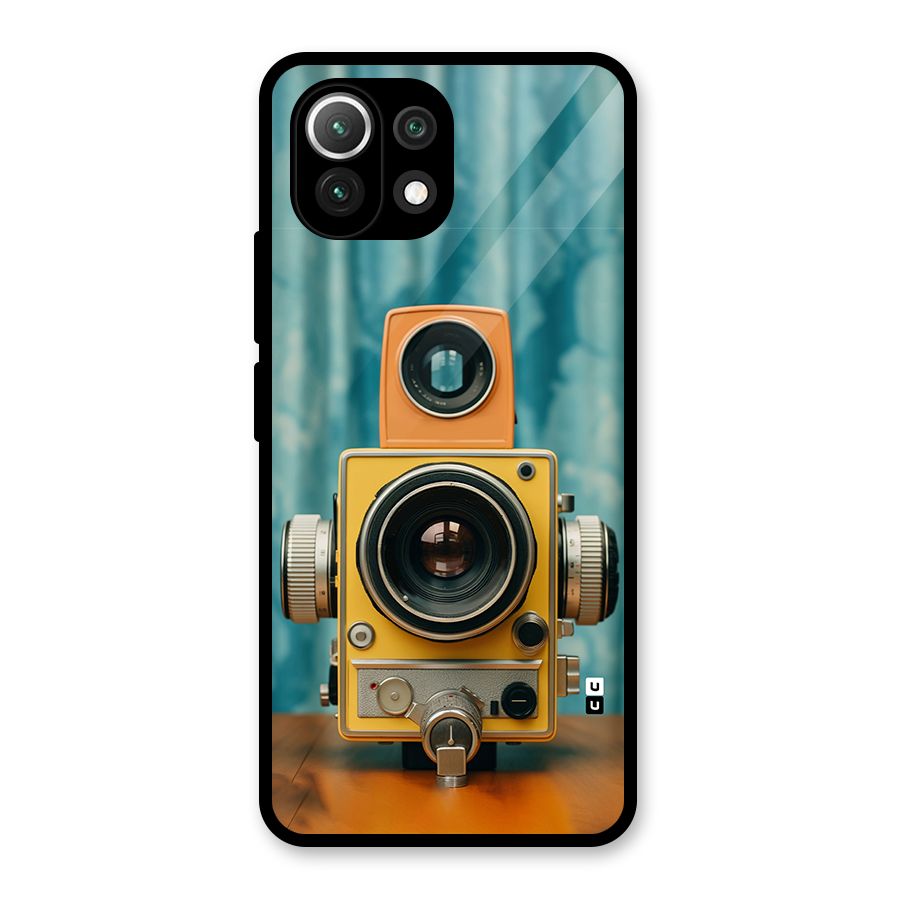 Retro Projector Glass Back Case for Mi 11 Lite NE 5G