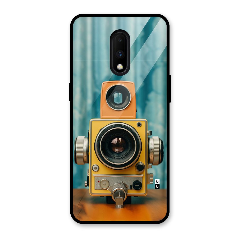 Retro Projector Glass Back Case for OnePlus 7