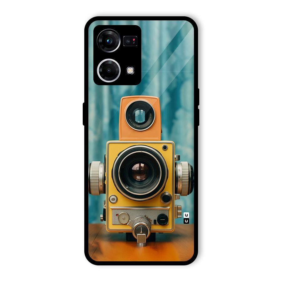 Retro Projector Glass Back Case for Oppo F21 Pro 5G