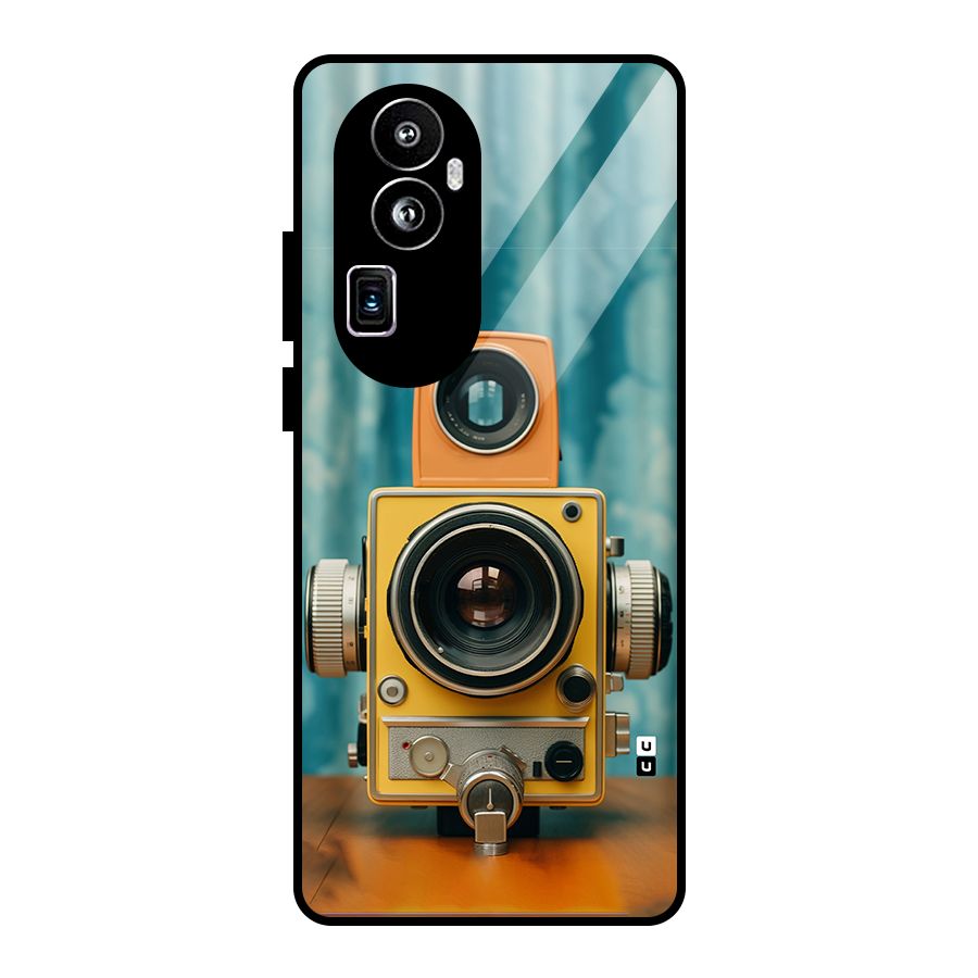 Retro Projector Glass Back Case for Oppo Reno10 Pro Plus