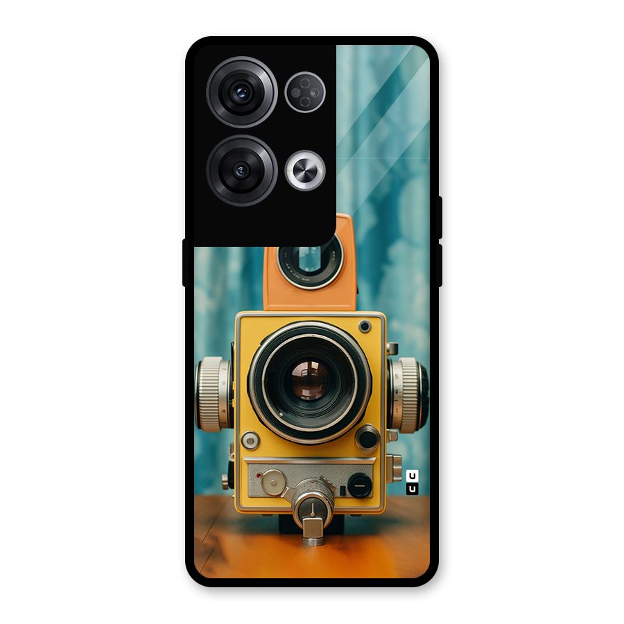 Retro Projector Glass Back Case for Oppo Reno8 Pro 5G