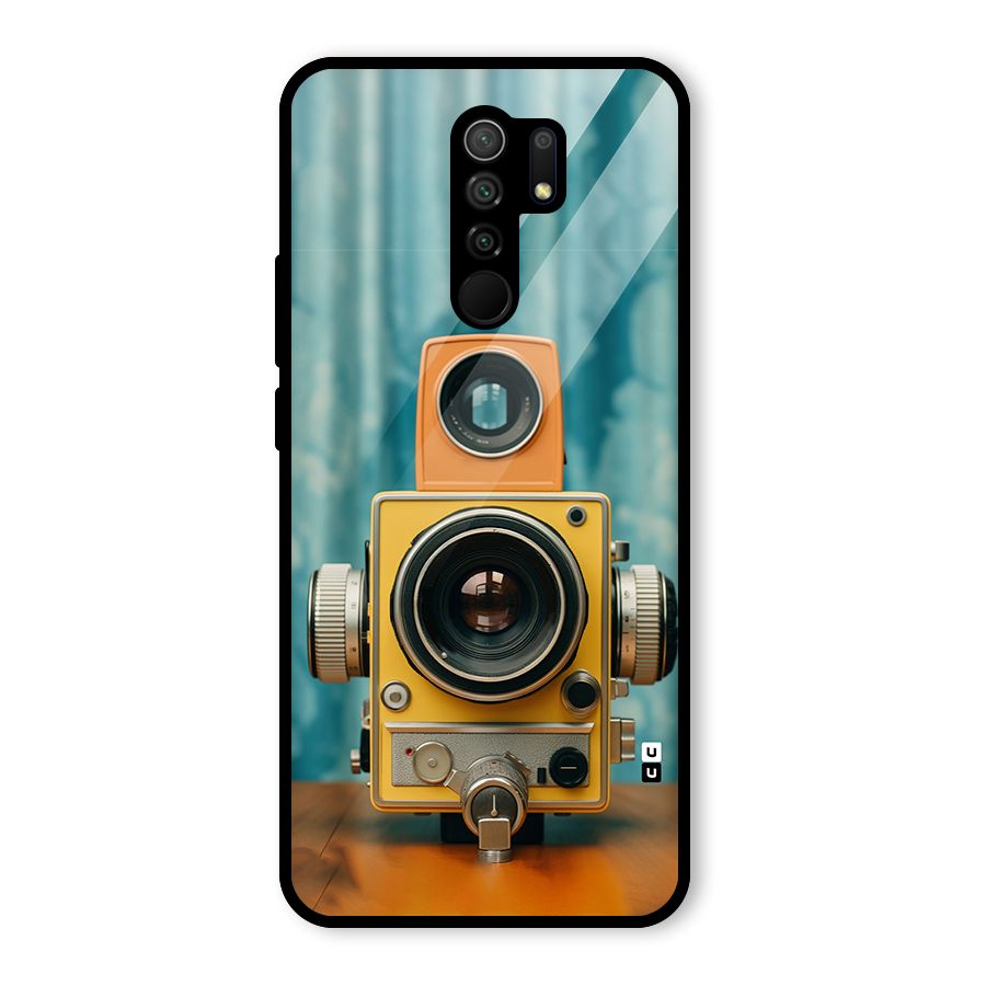 Retro Projector Glass Back Case for Poco M2