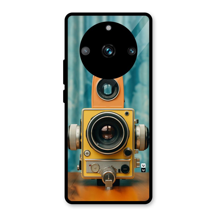 Retro Projector Glass Back Case for Realme 11 Pro Plus