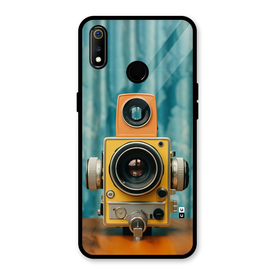 Retro Projector Glass Back Case for Realme 3i