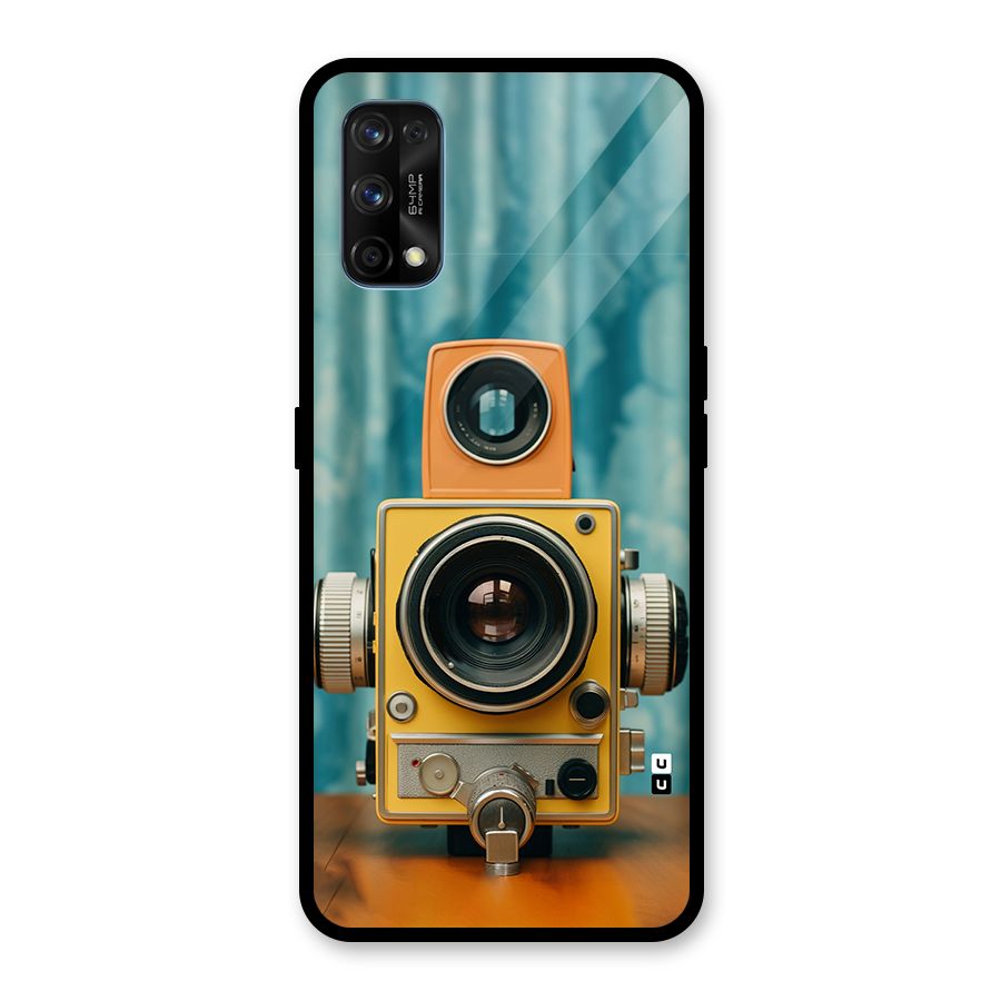 Retro Projector Glass Back Case for Realme 7 Pro
