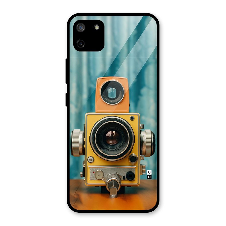 Retro Projector Glass Back Case for Realme C11