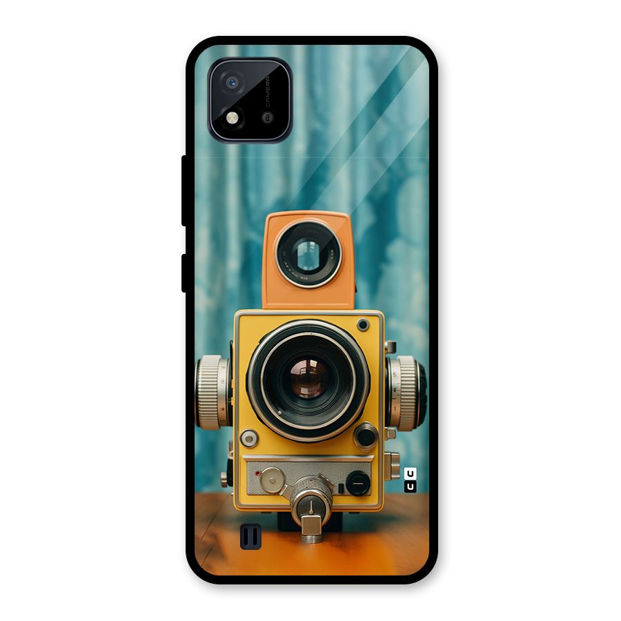 Retro Projector Glass Back Case for Realme C11 2021