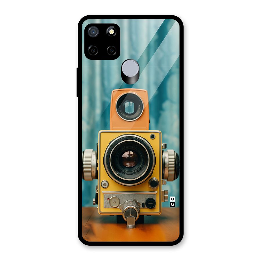 Retro Projector Glass Back Case for Realme C12