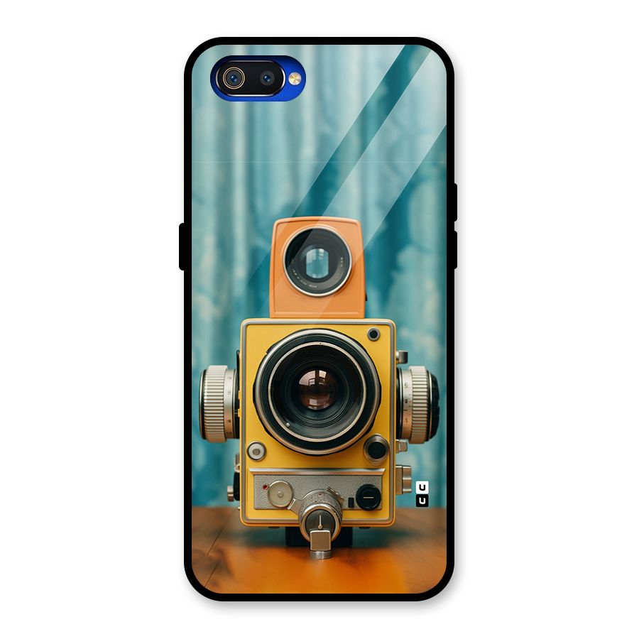 Retro Projector Glass Back Case for Realme C2