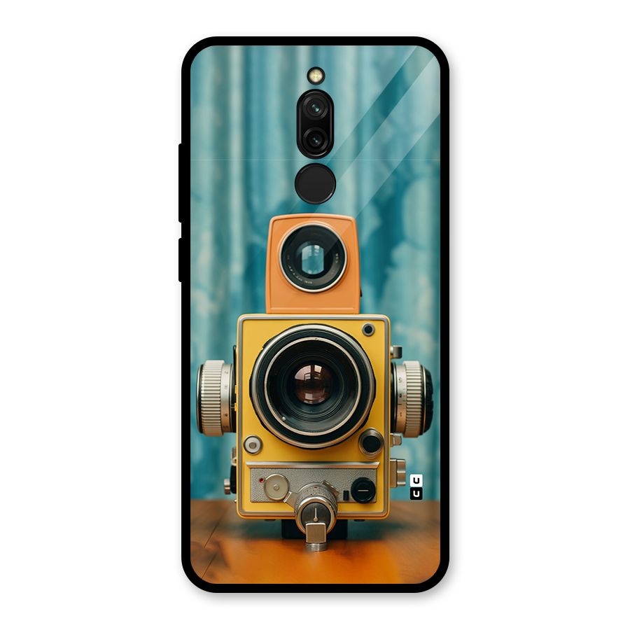 Retro Projector Glass Back Case for Redmi 8