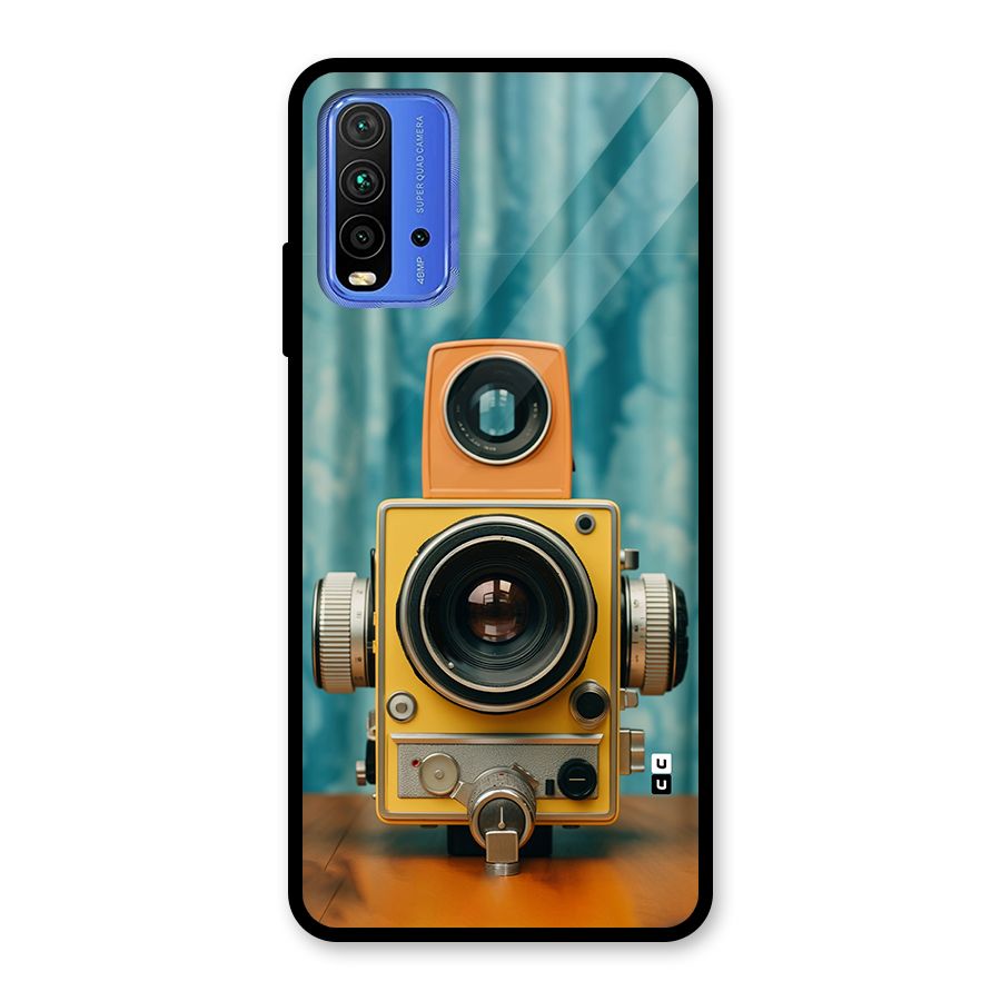 Retro Projector Glass Back Case for Redmi 9 Power