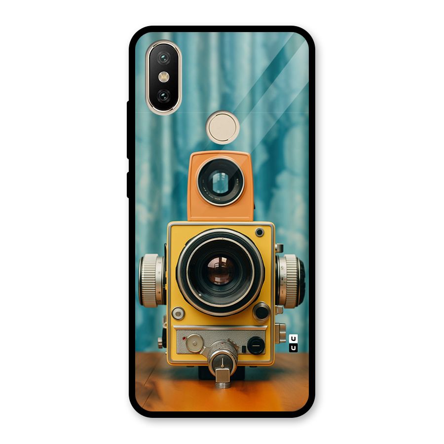 Retro Projector Glass Back Case for Redmi A1