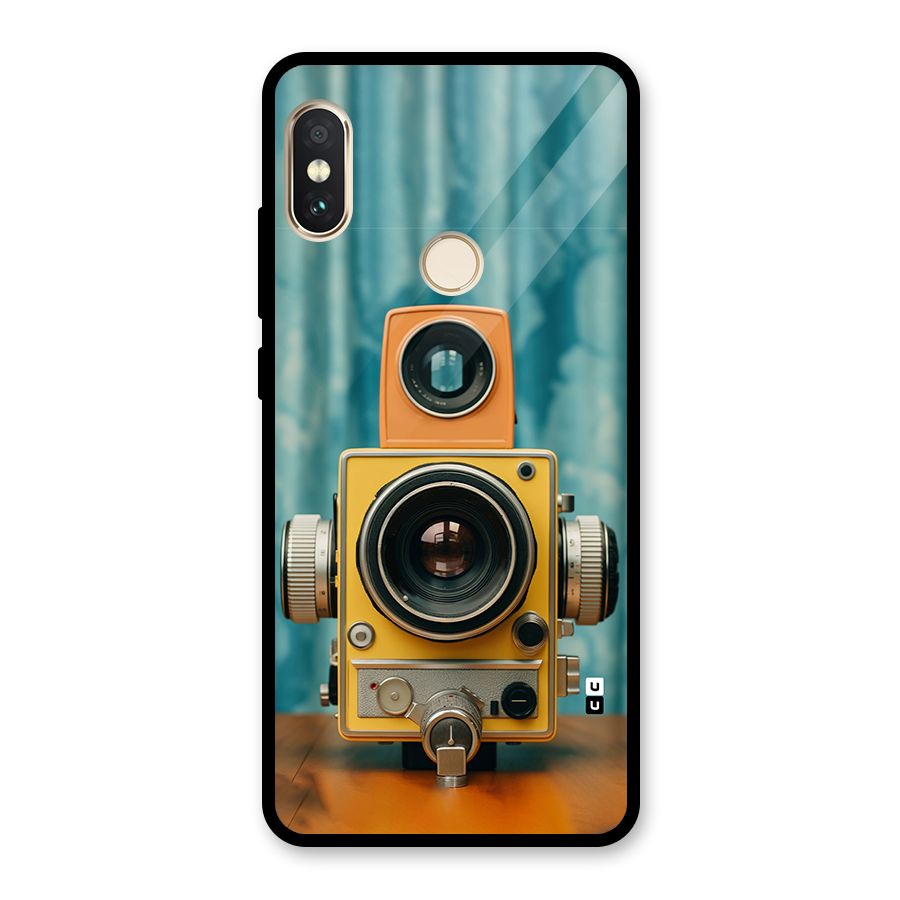 Retro Projector Glass Back Case for Redmi Note 5 Pro