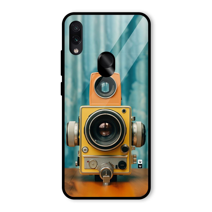 Retro Projector Glass Back Case for Redmi Note 7S