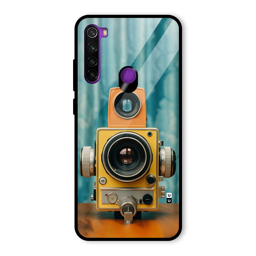 Retro Projector Glass Back Case for Redmi Note 8