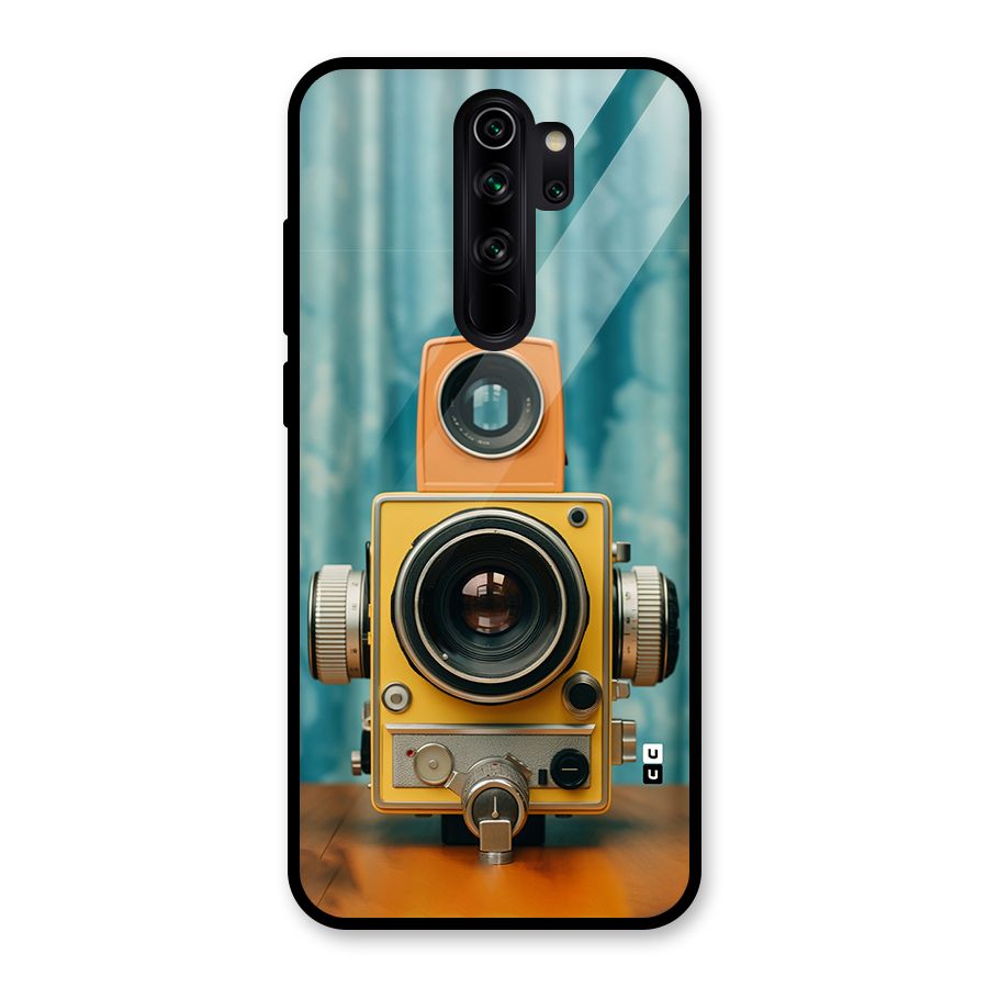 Retro Projector Glass Back Case for Redmi Note 8 Pro