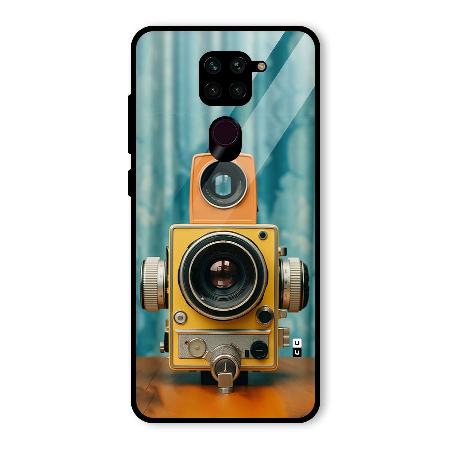 Retro Projector Glass Back Case for Redmi Note 9